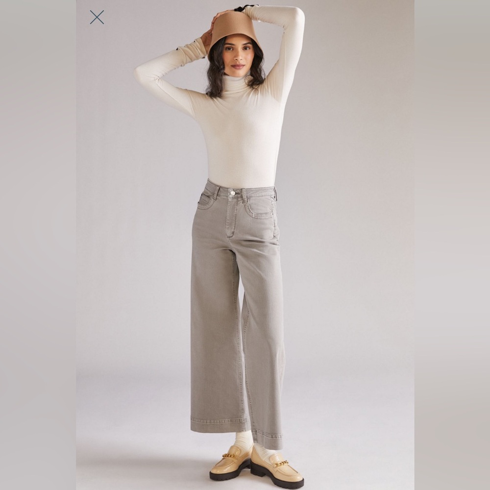 Maeve Lily Wide Leg Jeans Anthropologie